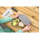 Кутия за обяд Brabantia Make&Take 2L, Matt Steel, с разделители Кутия за обяд Brabantia Make&Take 2L, Matt Steel, с разделители