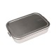 Кутия за обяд Brabantia Make&Take 2L, Matt Steel, с разделители Кутия за обяд Brabantia Make&Take 2L, Matt Steel, с разделители