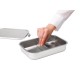 Кутия за обяд Brabantia Make&Take 2L, Matt Steel, с разделители Кутия за обяд Brabantia Make&Take 2L, Matt Steel, с разделители