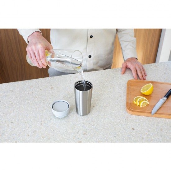 Термо чаша Brabantia Make&Take 360ml Light Grey Термо чаша Brabantia Make&Take 360ml Light Grey