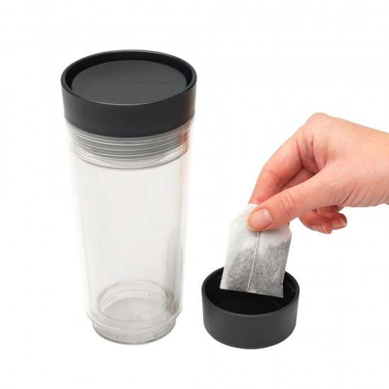 Термо чаша Brabantia Make&Take 360ml Dark Grey, To Go Термо чаша Brabantia Make&Take 360ml Dark Grey, To Go