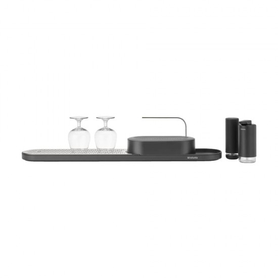 Комплект за мивка Brabantia SinkStyle Mineral Infinite Grey 4 части Комплект за мивка Brabantia SinkStyle Mineral Infinite Grey 4 части