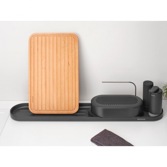 Комплект за мивка Brabantia SinkStyle Mineral Infinite Grey 4 части Комплект за мивка Brabantia SinkStyle Mineral Infinite Grey 4 части