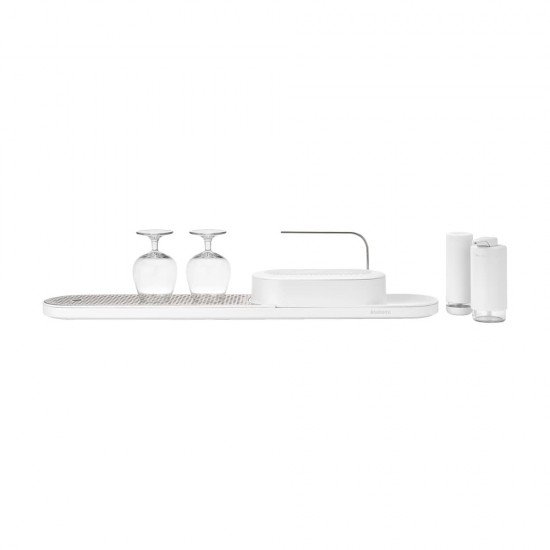 Комплект за мивка Brabantia SinkStyle Mineral Fresh White 4 части Комплект за мивка Brabantia SinkStyle Mineral Fresh White 4 части