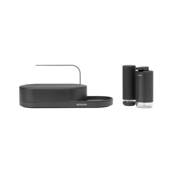 Комплект за мивка Brabantia SinkStyle Mineral Infinite Grey 3 части Комплект за мивка Brabantia SinkStyle Mineral Infinite Grey 3 части