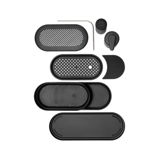 Комплект за мивка Brabantia SinkStyle Mineral Infinite Grey 3 части Комплект за мивка Brabantia SinkStyle Mineral Infinite Grey 3 части