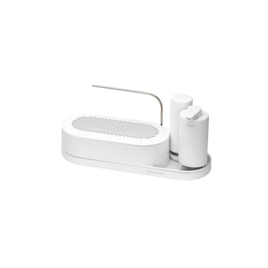 Комплект за мивка Brabantia SinkStyle Mineral Fresh White 3 части Комплект за мивка Brabantia SinkStyle Mineral Fresh White 3 части