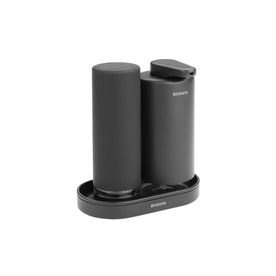 Комплект дозатори за сапун Brabantia SinkStyle Mineral Infinite Grey, 2x200ml Комплект дозатори за сапун Brabantia SinkStyle Mineral Infinite Grey, 2x200ml