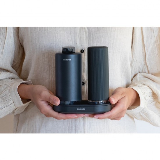 Комплект дозатори за сапун Brabantia SinkStyle Mineral Infinite Grey, 2x200ml Комплект дозатори за сапун Brabantia SinkStyle Mineral Infinite Grey, 2x200ml