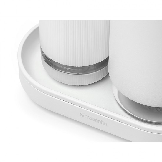 Комплект дозатори за сапун Brabantia SinkStyle Mineral Fresh White, 2x200ml Комплект дозатори за сапун Brabantia SinkStyle Mineral Fresh White, 2x200ml