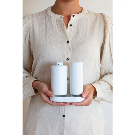 Комплект дозатори за сапун Brabantia SinkStyle Mineral Fresh White, 2x200ml Комплект дозатори за сапун Brabantia SinkStyle Mineral Fresh White, 2x200ml