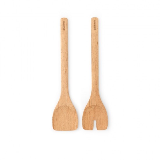 Комплект за сервиране на салата Brabantia Profile Wooden Комплект за сервиране на салата Brabantia Profile Wooden
