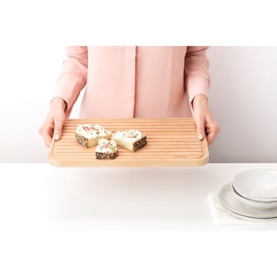 Дъска за рязане Brabantia Profile Wooden 40x25cm, за хляб Дъска за рязане Brabantia Profile Wooden 40x25cm, за хляб