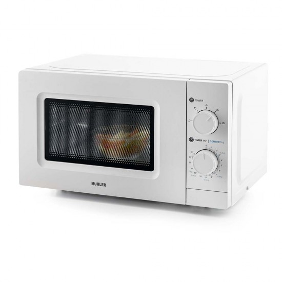 Микровълнова фурна MUHLER MO-5009 20L, бяла, механична