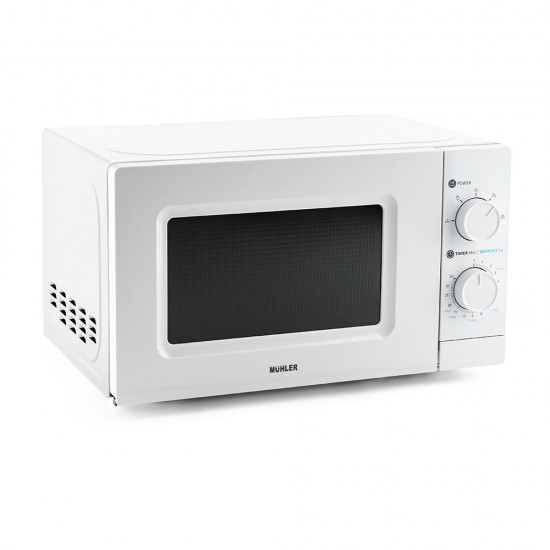 Микровълнова фурна MUHLER MO-5009 20L, бяла, механична
