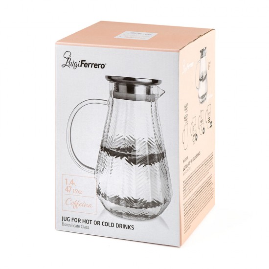 Кана с капак Luigi Ferrero Coffeina FR-8141S 1.4L Кана с капак Luigi Ferrero Coffeina FR-8141S 1.4L