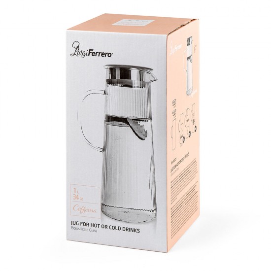 Кана с капак Luigi Ferrero Coffeina FR-8102S 1L Кана с капак Luigi Ferrero Coffeina FR-8102S 1L
