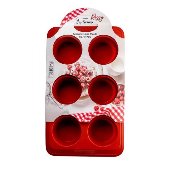 Форма за печене Luigi Ferrero Rossy FR-1874S NEW, 6 броя