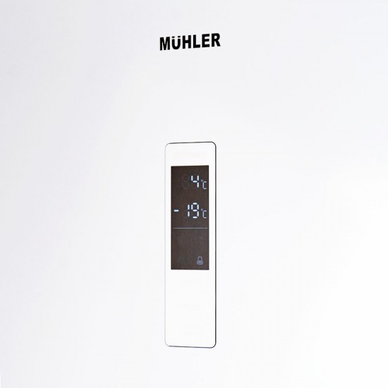 Хладилник Muhler NFC185WE, No Frost, 5 години Хладилник Muhler NFC185WE, No Frost, 5 години