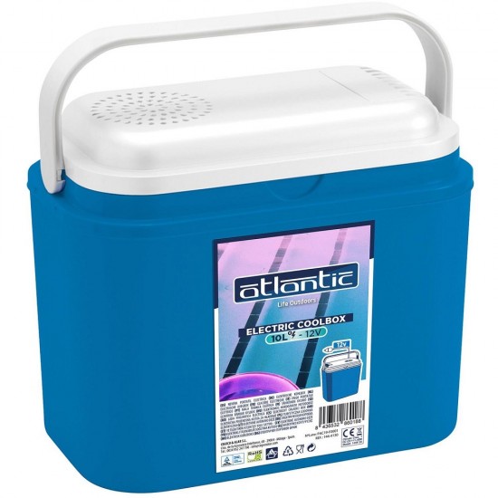 Хладилна кутия Atlantic 10L 12V, активна, синя
