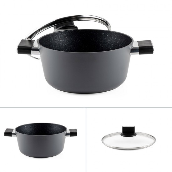 Тенджера Luigi Ferrero Regina FR-2440 24x11.5cm, 4.3L Тенджера Luigi Ferrero Regina FR-2440 24x11.5cm, 4.3L