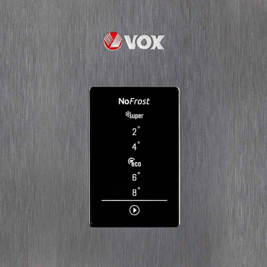 Хладилник VOX NF 3835 IXE, No Frost, 5 години Хладилник VOX NF 3835 IXE, No Frost, 5 години