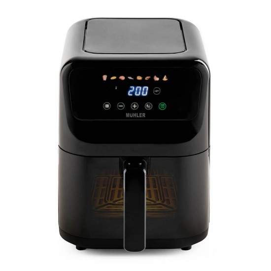 Фритюрник с горещ въздух Muhler MFX-515, 1500W, 5L, LED Фритюрник с горещ въздух Muhler MFX-515, 1500W, 5L, LED