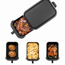 Фритюрник с горещ въздух Muhler MFX-815, 1700W, 8L, LED