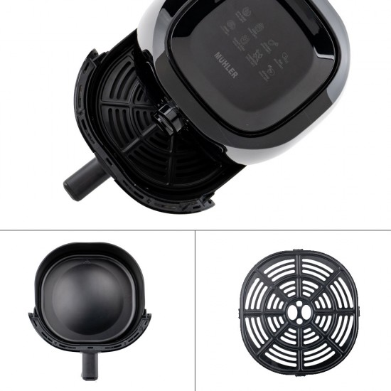 Фритюрник с горещ въздух MUHLER MFX-414M, 4L, 1500W, механичен Фритюрник с горещ въздух MUHLER MFX-414M, 4L, 1500W, механичен
