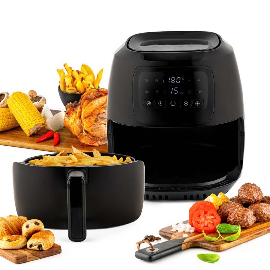 Фритюрник с горещ въздух MUHLER MFX-415D, 4.2L, 1500W, дигитален