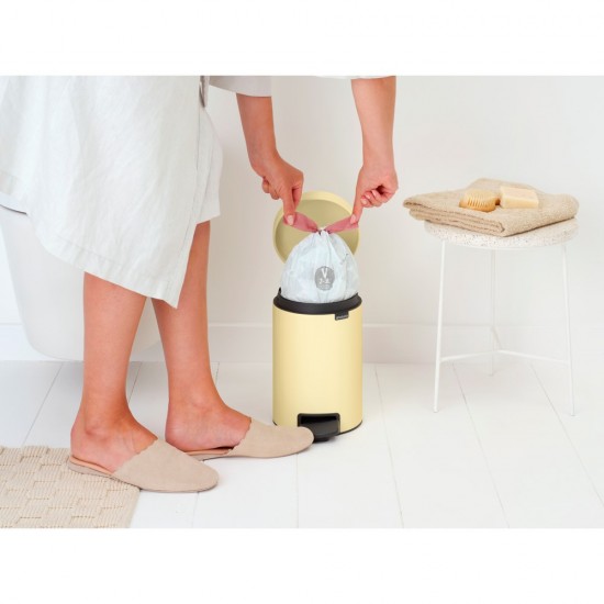Кош за смет с педал Brabantia NewIcon 3L, Mellow Yellow