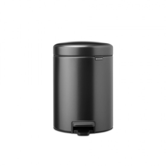 Кош за смет с педал Brabantia NewIcon 5L, Confident Grey Кош за смет с педал Brabantia NewIcon 5L, Confident Grey
