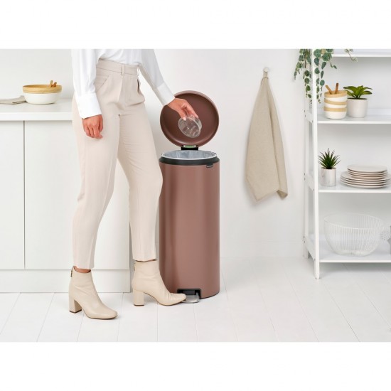 Кош за смет с педал Brabantia NewIcon 30L, Satin Taupe