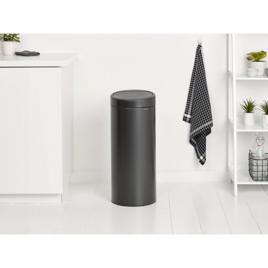 Кош за смет Brabantia Touch Bin New 30L, Confident Grey