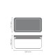 Кутия за съхранение на продукти Brabantia Tasty+ Stackable 1.5L, Dark Grey