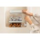 Кутия за съхранение на продукти Brabantia Tasty+ Stackable 1.5L, Light Grey