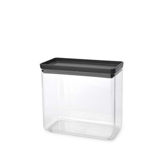 Кутия за съхранение на продукти Brabantia Tasty+ Stackable 3.5L, Dark Grey Кутия за съхранение на продукти Brabantia Tasty+ Stackable 3.5L, Dark Grey