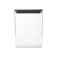 Кутия за съхранение на продукти Brabantia Tasty+ Stackable 5.4L, Dark Grey