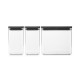 Кутии за съхранение на продукти комплект Brabantia Tasty+ Stackable 2x1.6L+1x3.5L Dark Grey Кутии за съхранение на продукти комплект Brabantia Tasty+ Stackable 2x1.6L+1x3.5L Dark Grey