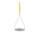 Преса за картофи Brabantia Tasty+ Vanilla Yellow, с подвит ръб за загребване