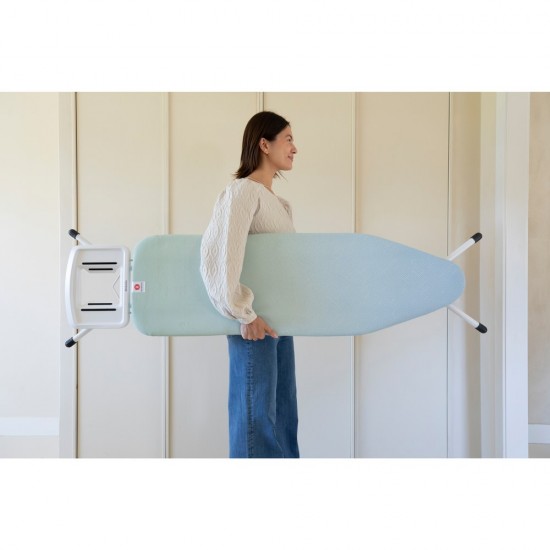 Маса за гладене Brabantia B 124x38cm с масивна поставка за ютия, Soothing Sea