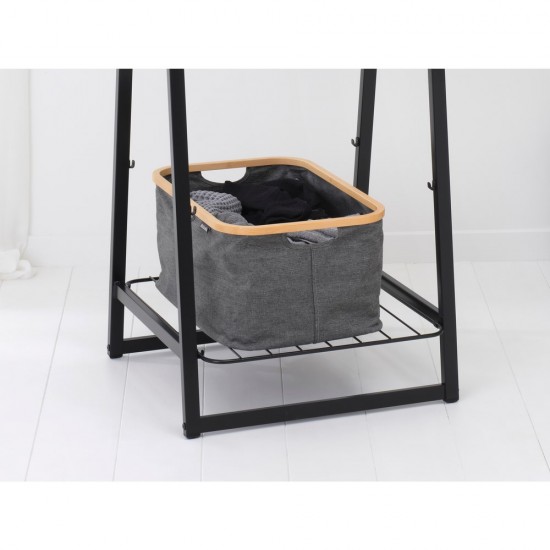 Панер за пране Brabantia Linn 40L, Pepper Black, сгъваем