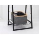 Панер за пране Brabantia Linn 40L, Pepper Black, сгъваем