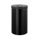 Кош за пране Brabantia 60L, Matt Black, пластмасов капак Кош за пране Brabantia 60L, Matt Black, пластмасов капак