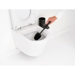 Четка за тоалетна със стойка Brabantia MindSet Mineral Infinite Grey N