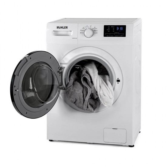 Пералня Muhler SWM610WЕ, клас E, 6kg, 1000rpm, 5 години Пералня Muhler SWM610WЕ, клас E, 6kg, 1000rpm, 5 години