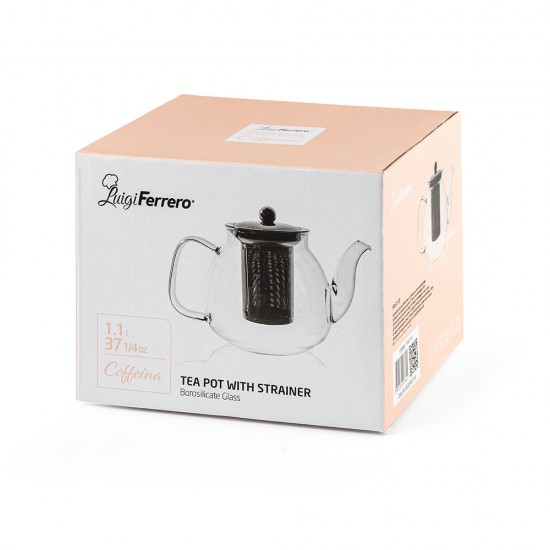 Чайник с цедка Luigi Ferrero Coffeina FR-8111B 1.1L. Чайник с цедка Luigi Ferrero Coffeina FR-8111B 1.1L.