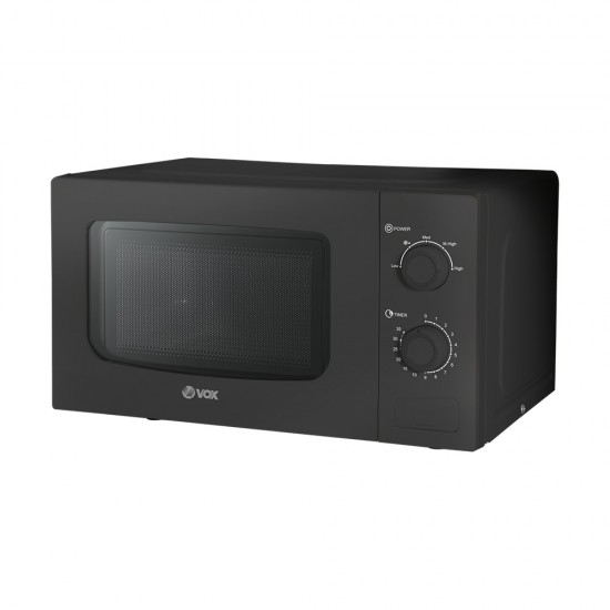 Микровълнова фурна VOX M-30B, 700W, 20 л, мех. контрол, черен Микровълнова фурна VOX M-30B, 700W, 20 л, мех. контрол, черен