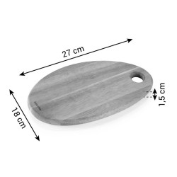 Дъска за рязане и сервиране Tescoma FeelWood 27x18cm