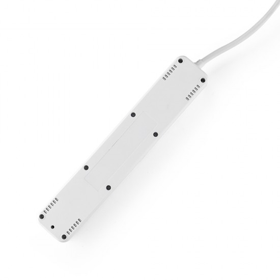 Разклонител Muhler с ключ, 4гн.+2X USB порта тип А+C(бързо зарядно)